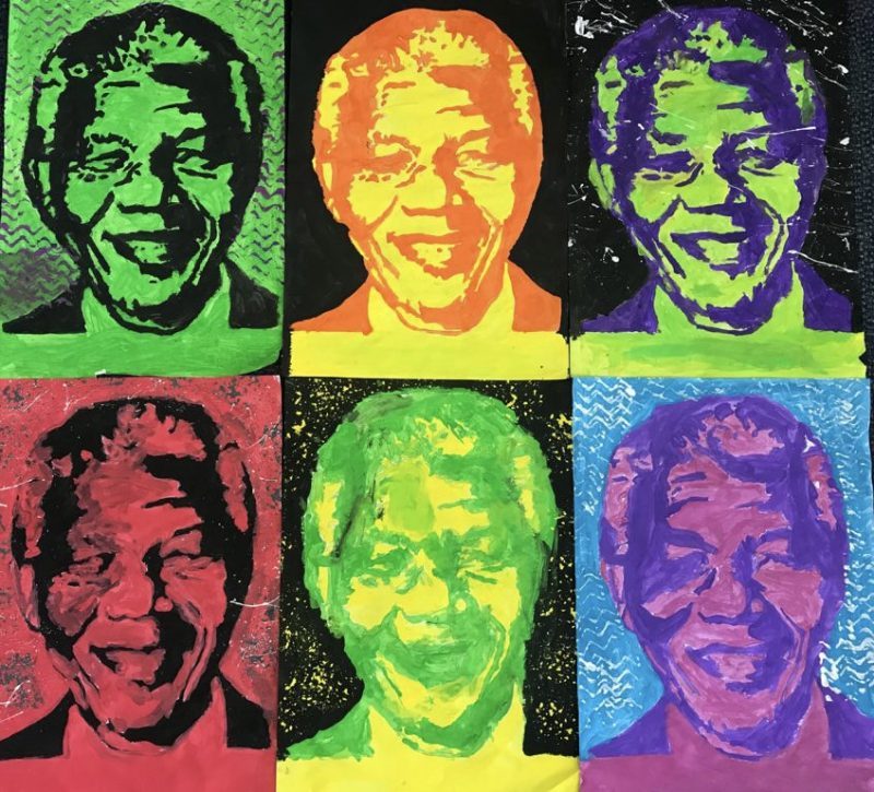 mandela painting