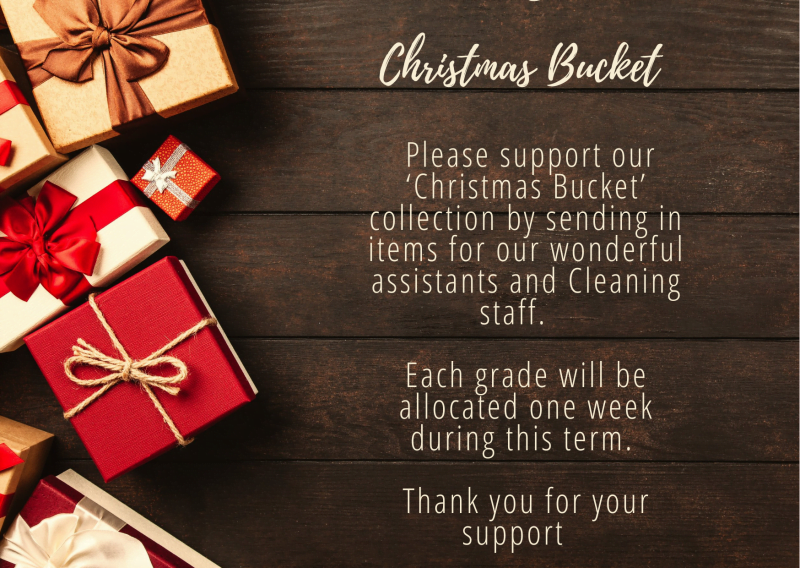 CHRISTMAS BUCKET