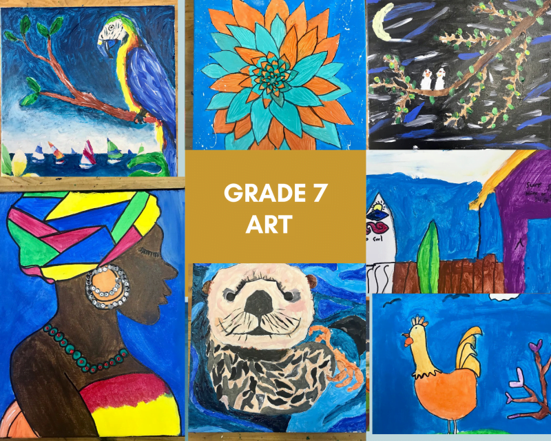 grade 7 art