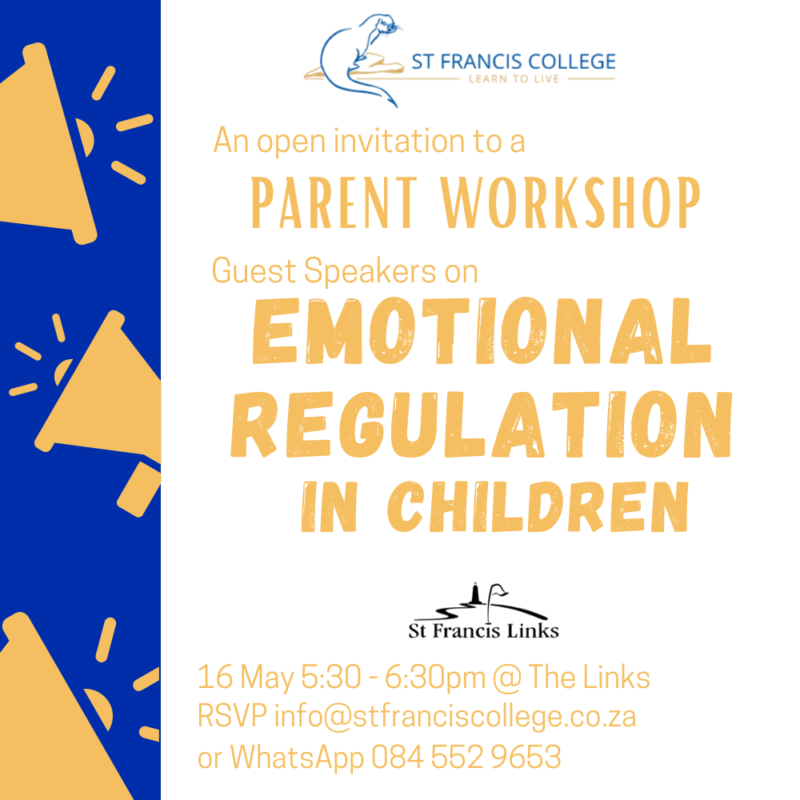 Emotional Regulation Talk May 2024