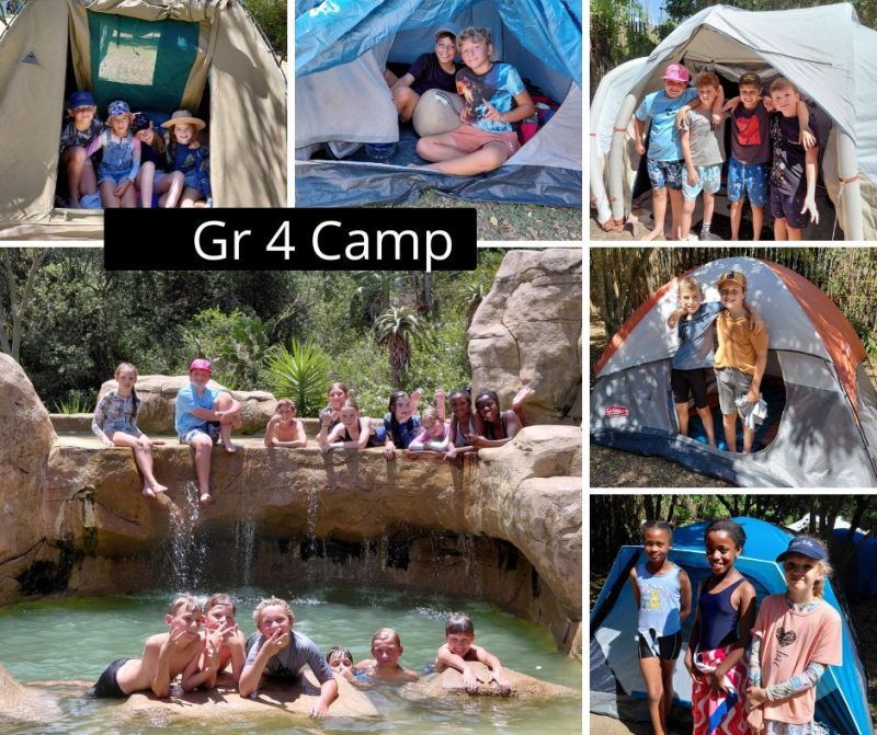 Gr 4 camp collage