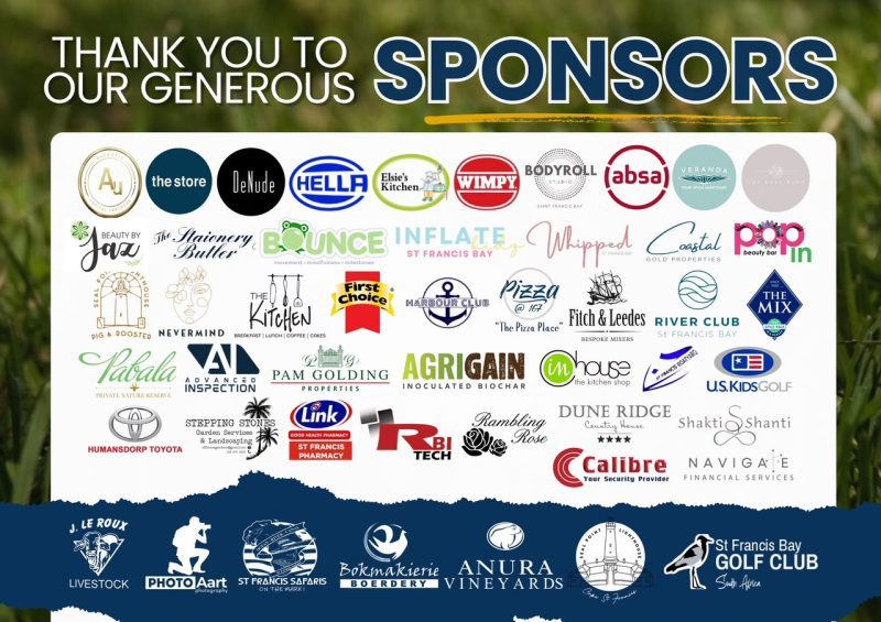 thank you golf sponosor poster